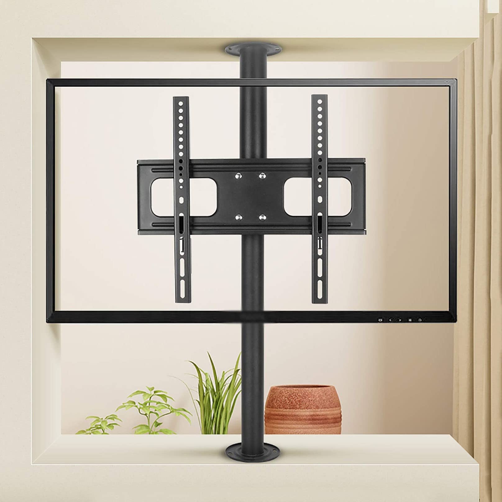 Support de sol et cloison de séparation pour meuble TV rotatif dans votre salon moderne