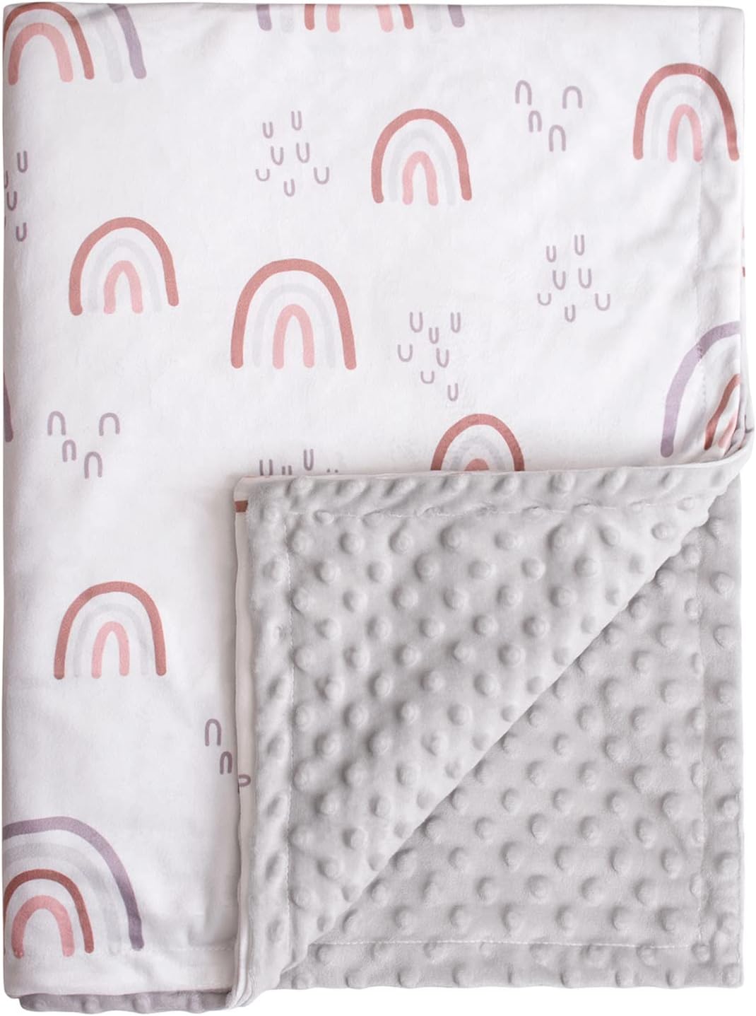 Soarwg Kids Baby Blanket Unisex Newborn, Super Soft Comfy Rainbow Blanket, for Toddler Baby Nursery Bed Blankets Stroller Crib Shower Gifts, 30 x 40 Inch