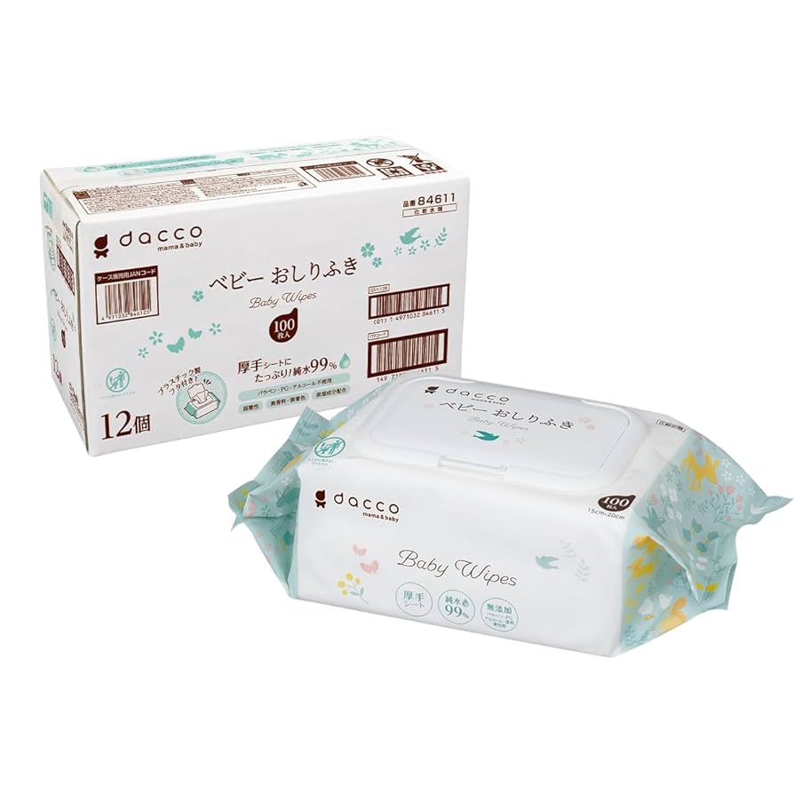 Amazon.co.jp: dacco(ダッコ) ベビーおしりふき ふた付 1200枚