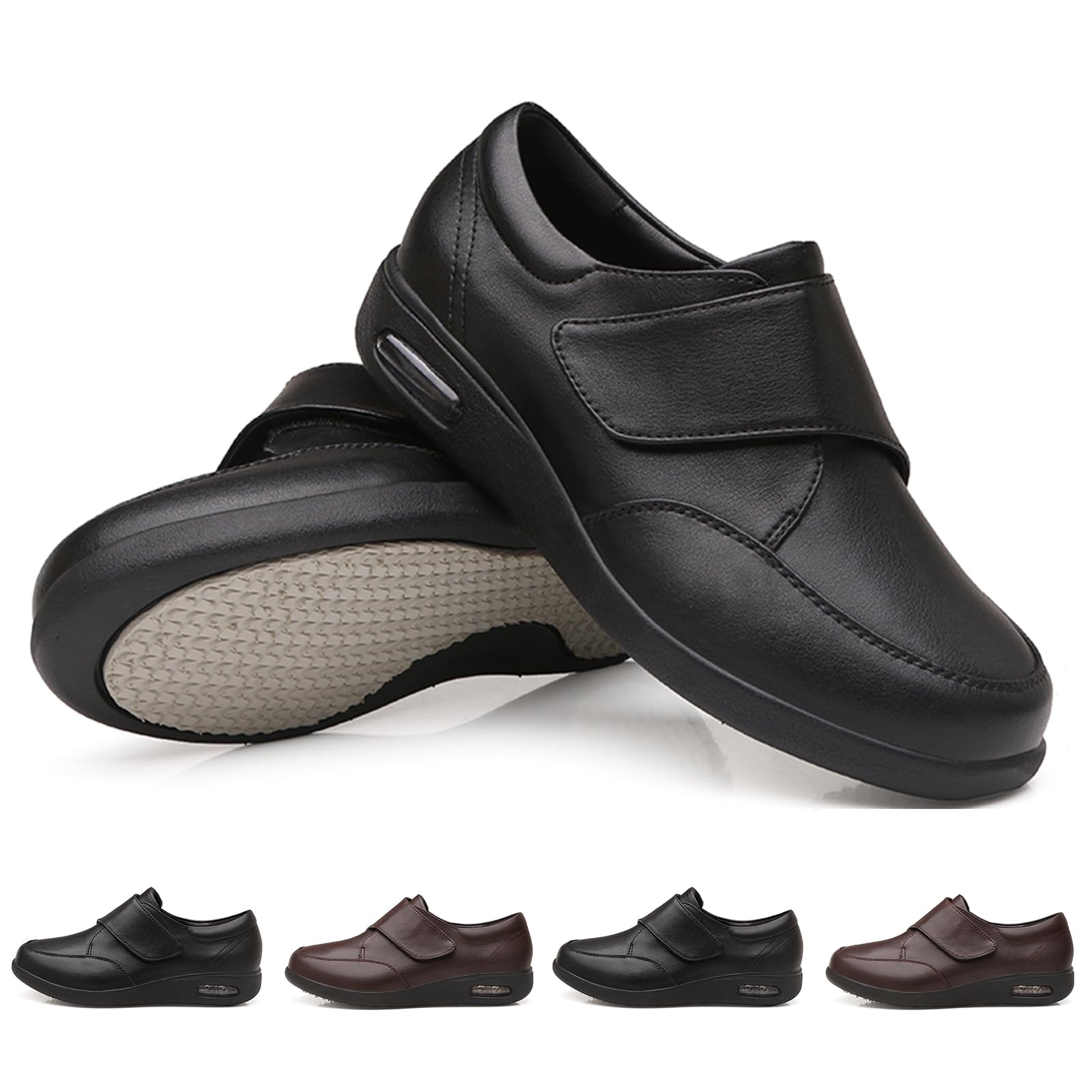 Zapatos ortopédicos cómodos para caminar en interiores y exteriores de forma segura