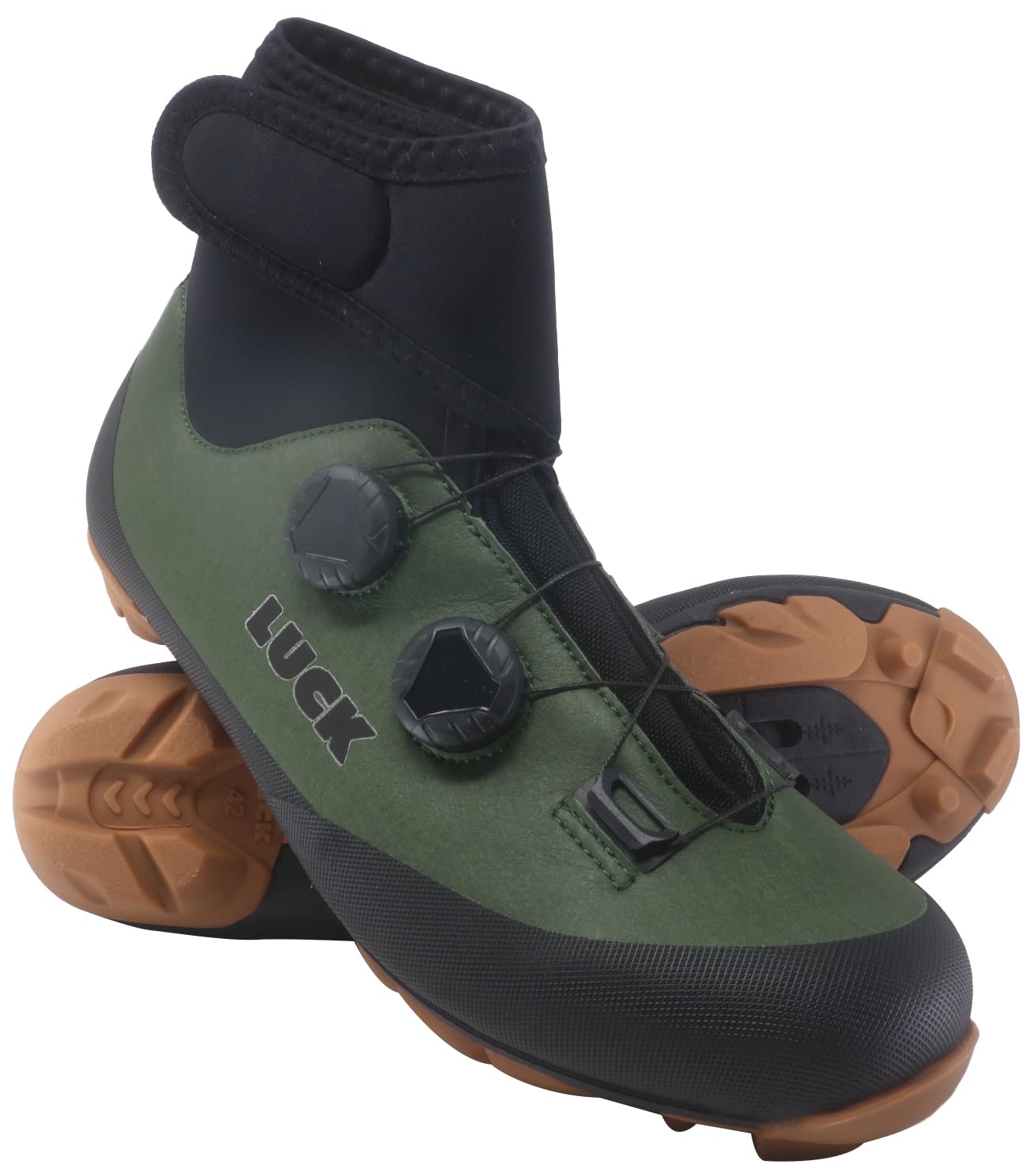 LUCK Winter 24, Zimowe buty rowerowe MTB, z podeszwą węglową, podwójne zapięcie obrotowe i Goretex.