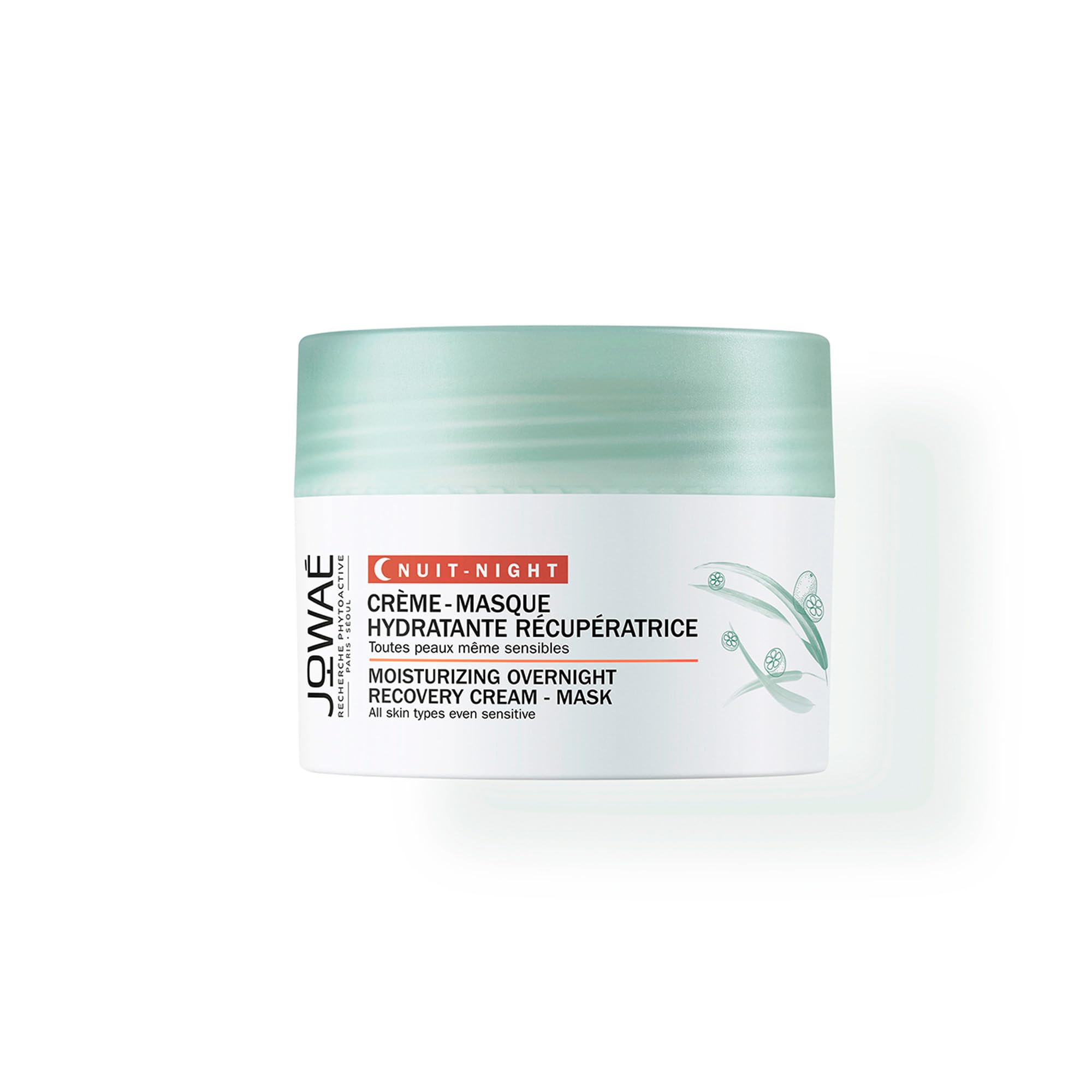 Jowaé Moisturizing Overnight Recovery Cream-Mask Night 40ml