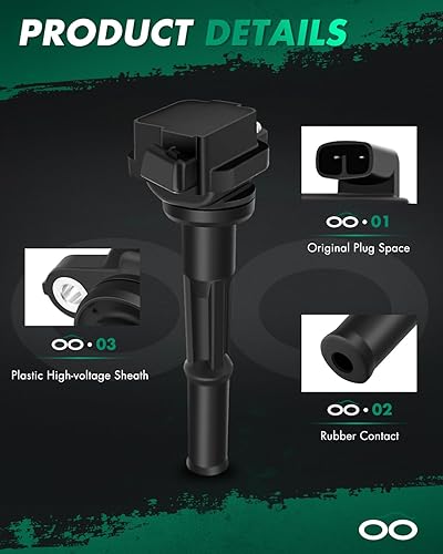 Vista 1280 de SCITOO 1 bobinas de encendido con 4 bujías de iridio para Chevrolet 2011-2015 Cruze 1.4L 2016 Cruze Limited 1.4L 2012-2020 Sonic 1.4L 2013-2021 Trax