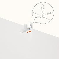 Vista 9 de HOOBRO Estantería para niños, librero con pie de cama, cubo de almacenamiento de juguetes, estante de juguetes para niños, gabinete