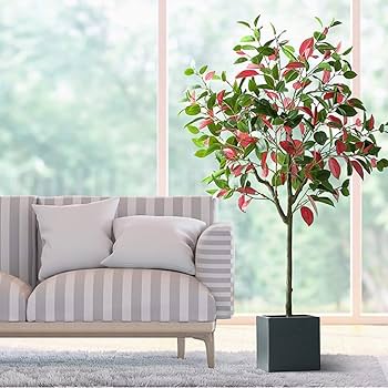 Amazon｜4.2FT人工クスノキの木130センチメートルフェイク