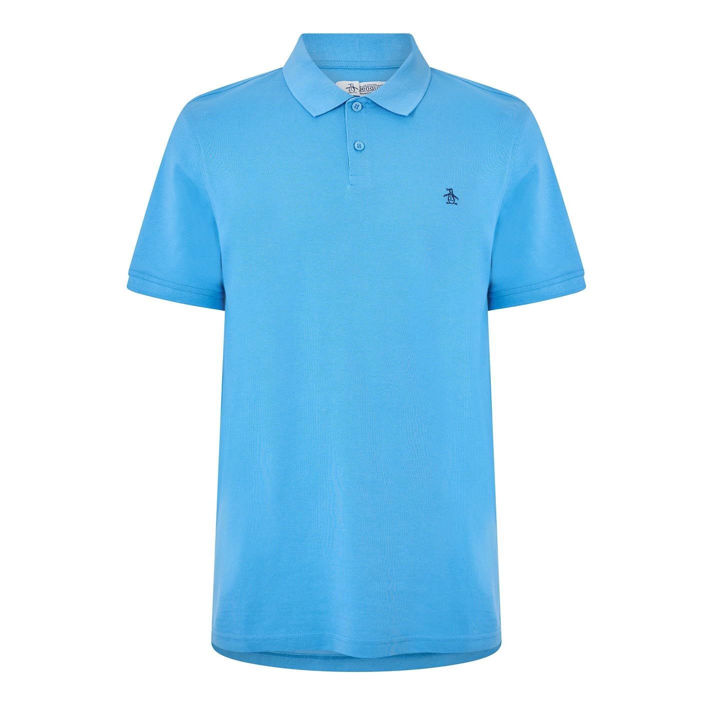 Original Penguin Men's Blue Short Sleeve Polo Shirt in Size L, Sports Direct