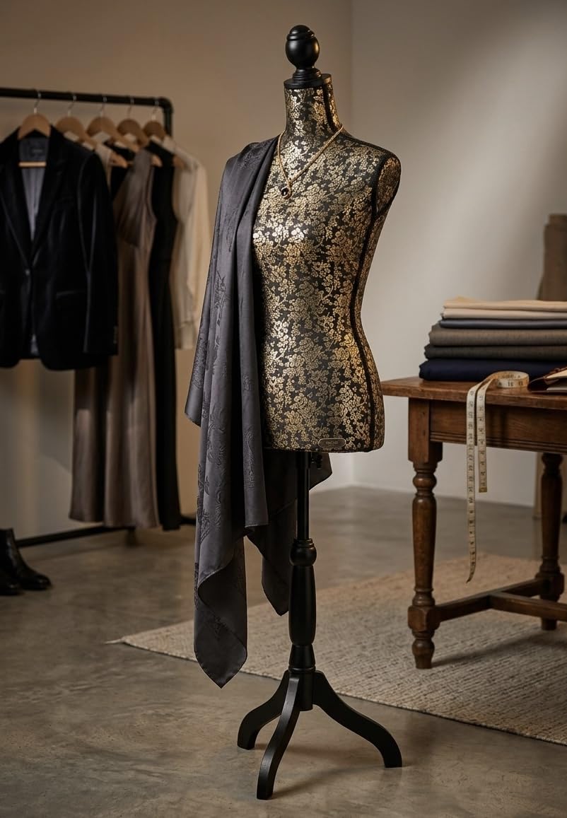 CLARIE Salco Buste de couturière pour l'essayage, comme portemanteau ou comme décoration (Glamour)