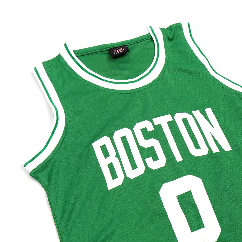 DaceStar Completo Basket Bambino, Maglia Basket Bambino, Completino Basketball Bambini, Completo Basketball Ragazzo, Canotta + Pantaloncini 4-14 Anni