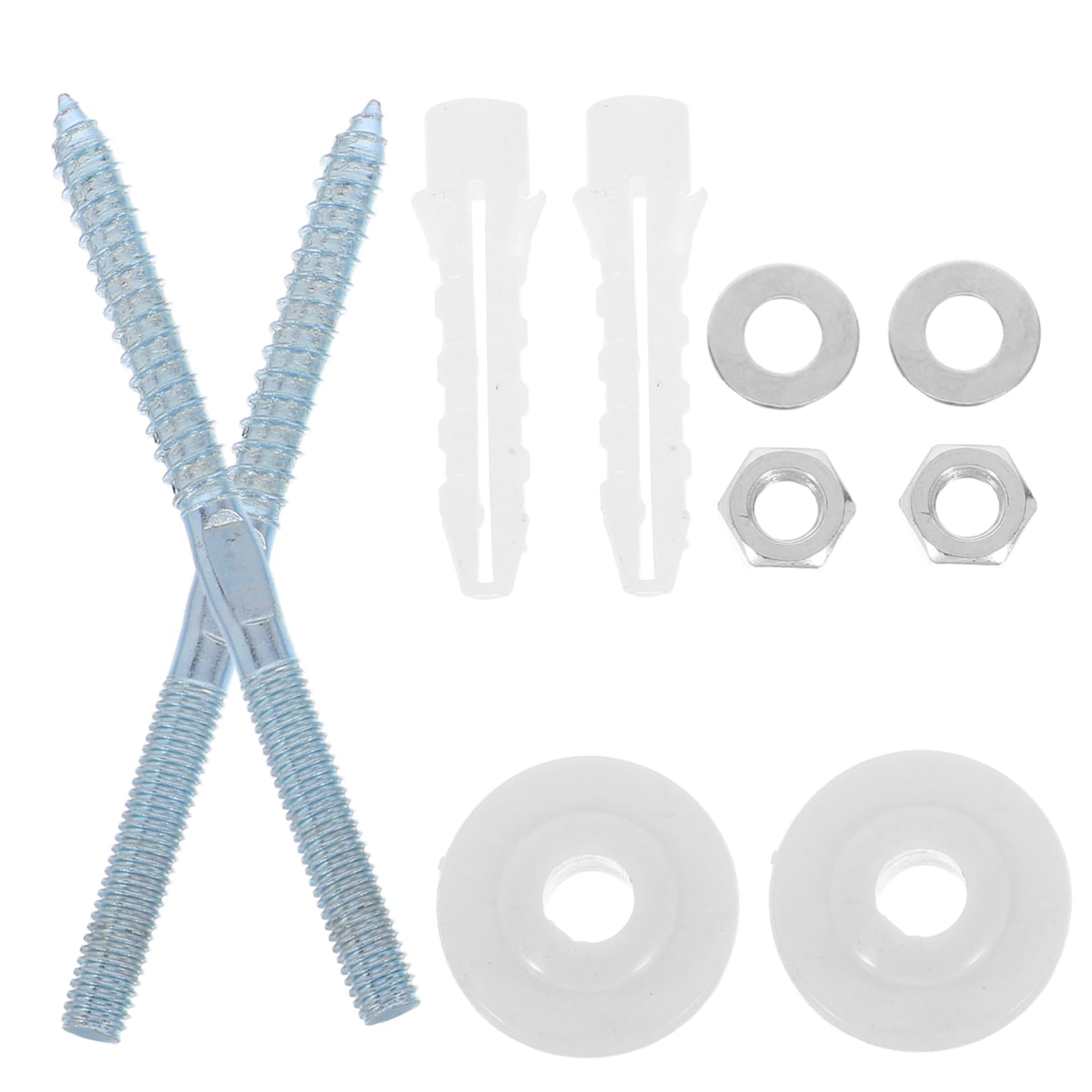 1Set High Strength Wash Basin Fixing Bolts Kit Installation for Bathroom Kitchen Sinks Easy to Install Secure Fit for Pedestal Basins