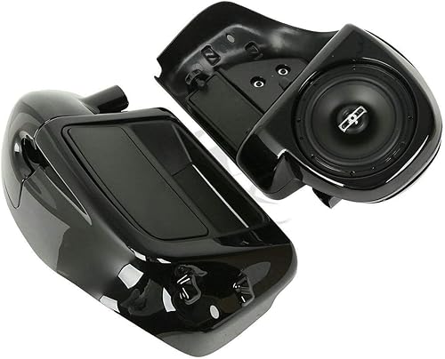TCMT Carenado inferior de pierna ventilada de 6.5 pulgadas para altavoces Harley refrigerado por aire 2014-2024 Touring Road King Electra Glide