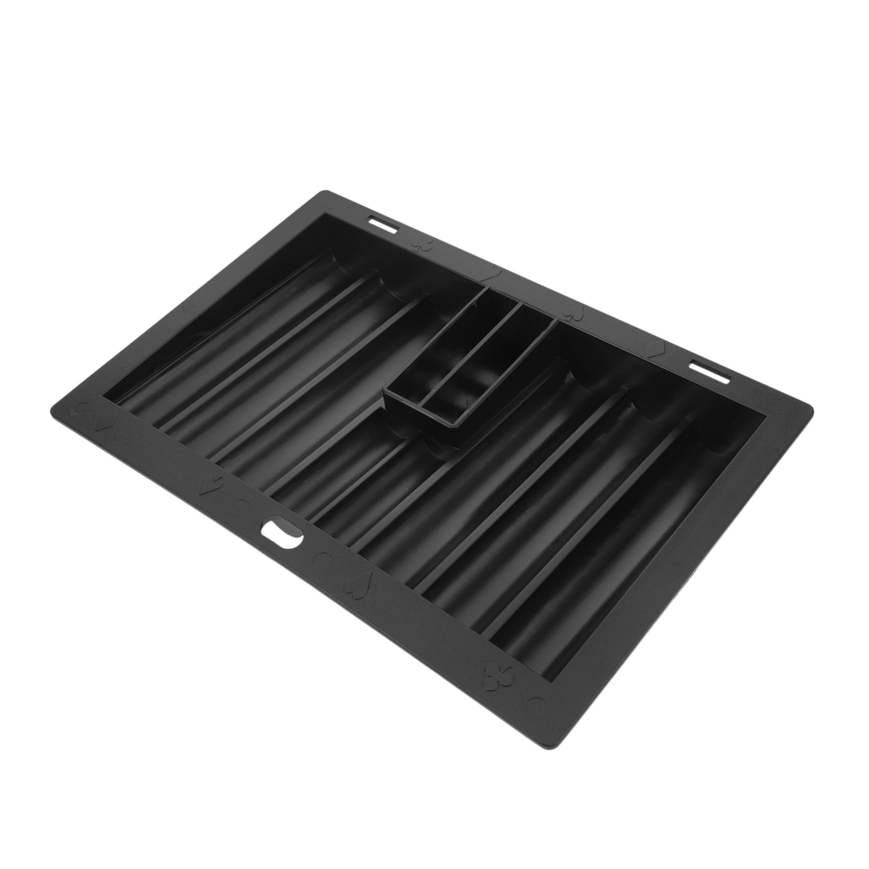 Milisten Acrylic Poker Chip Tray Portable Storage for Daily Poker Games Efficient Organization Transparent Design for Verification Versatile Gaming Accessory