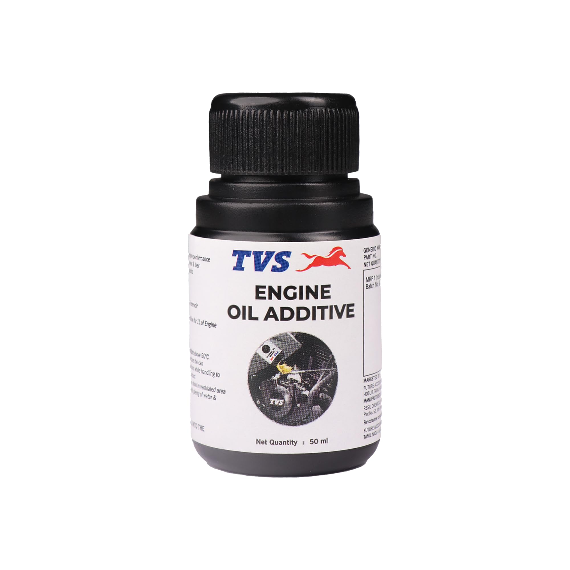 TVS Engine Oil Additive 50ml for Bikes, Effective Engine Lubrication, Anti Friction Additive, Seamless Power Transmission |Compatible with Petrol & Diesel Engines|Enhances Engine Efficiency-picture-20