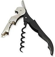 ChefCraft Select Waiter's Corkscrew with Foil Cutter & Bottle Opener - 5-Inch Stainless Steel Wine Tool