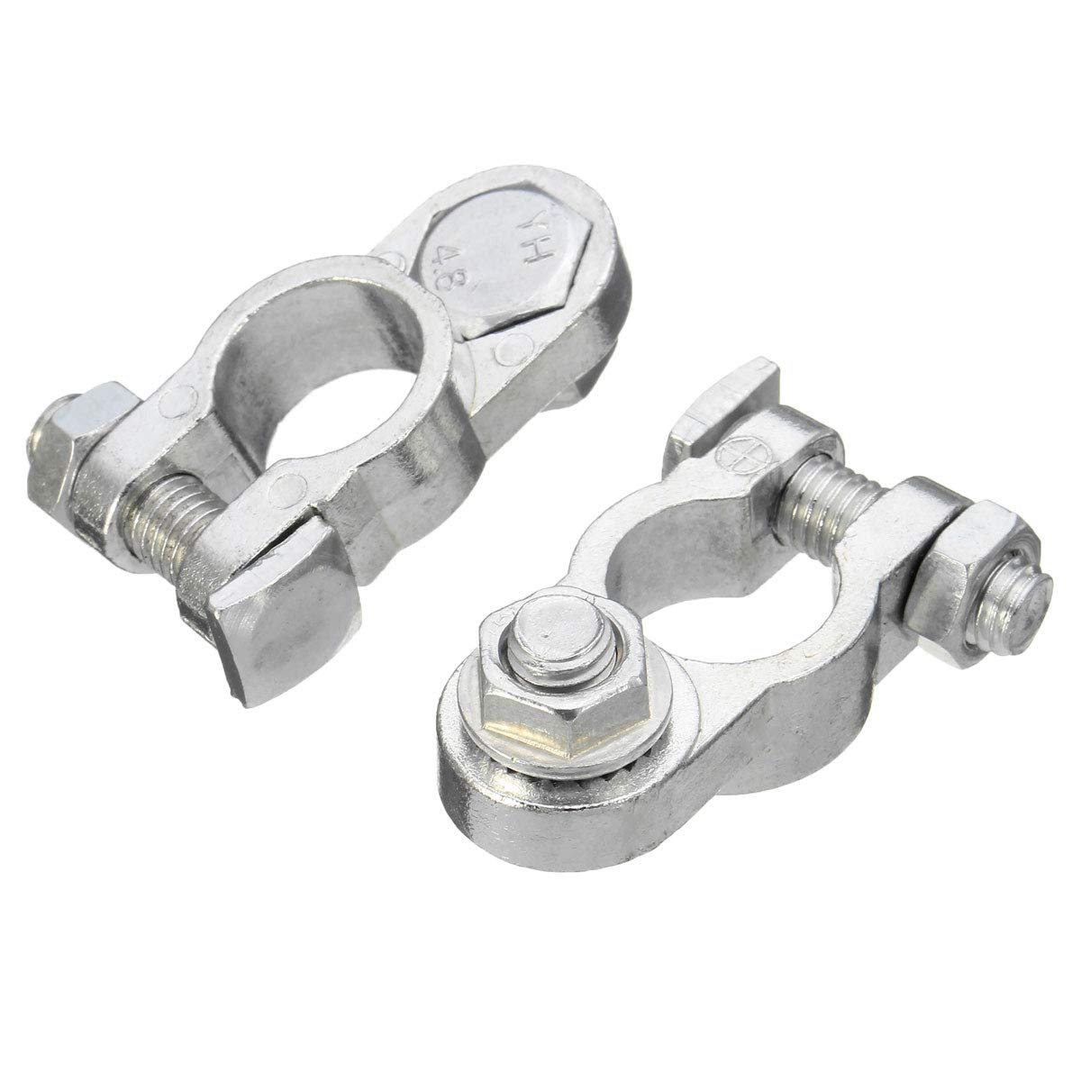 2PCS Positive Negative Cargo Type ZINC Coat Battery TERMINALS CLAMP CONNECTORS-image-35