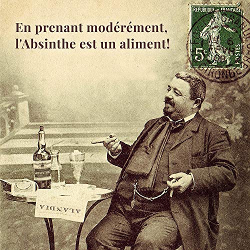 Absinth ALANDIA Verte Édition Barrique | 15 Monate fassgelagert im frz. Eichenfass | Komplex im Geschmack | 65% Vol. | (1x 0,5 l)