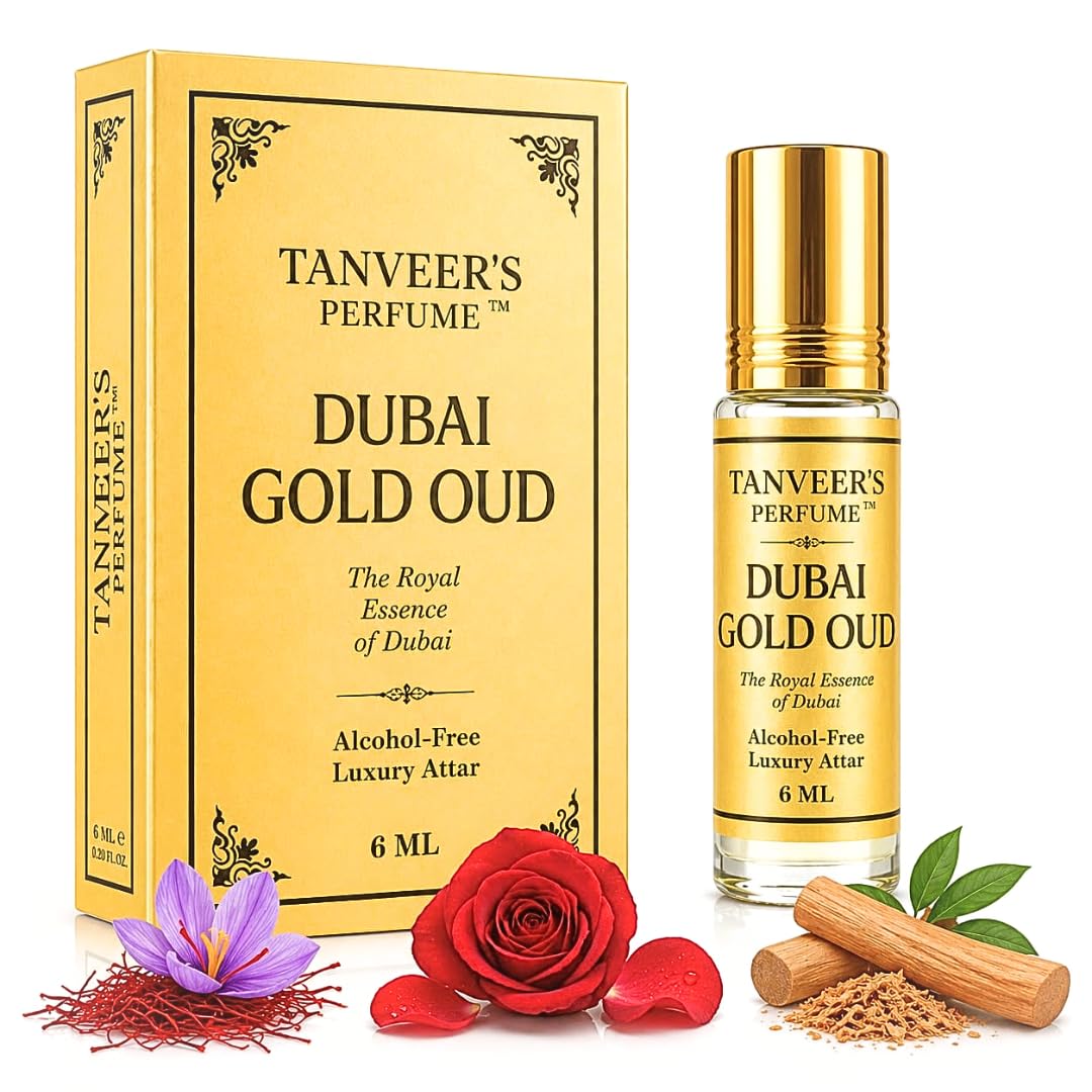 Tanveer's Perfume Dubai Gold Oud Attar 6 ml - Image 1