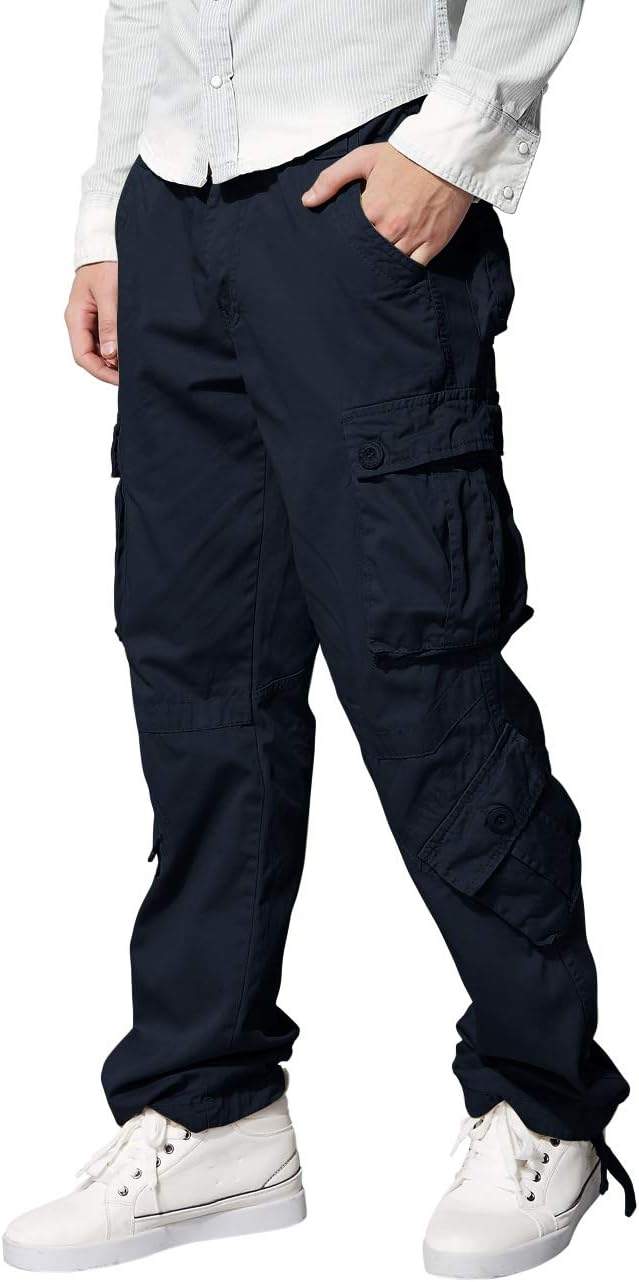 Match Men's Wild Cargo Pants 38 6068 Blue