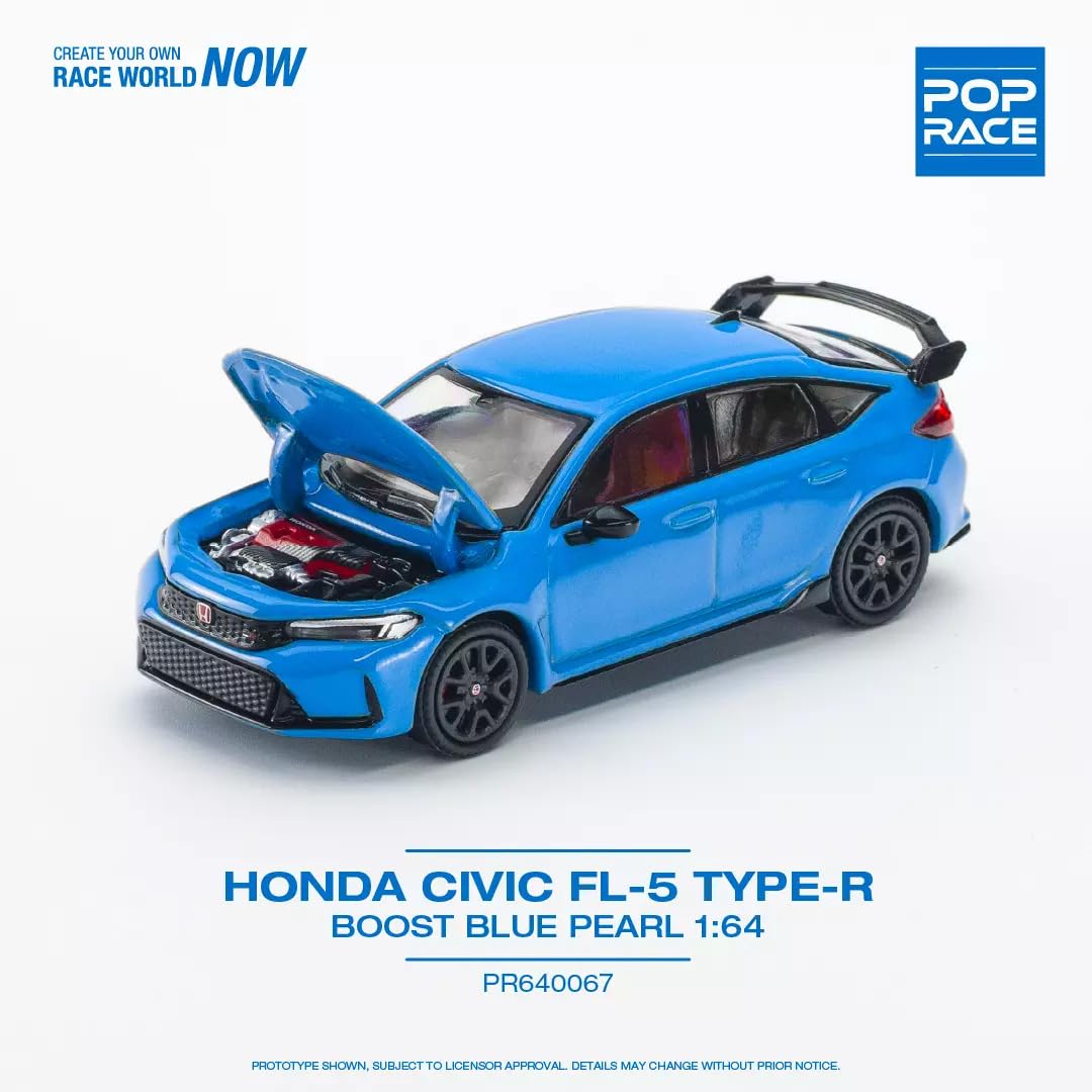 Amazon.com: Civic Type-R (FL5) Boost Blue Pearl 1/64 Diecast Model
