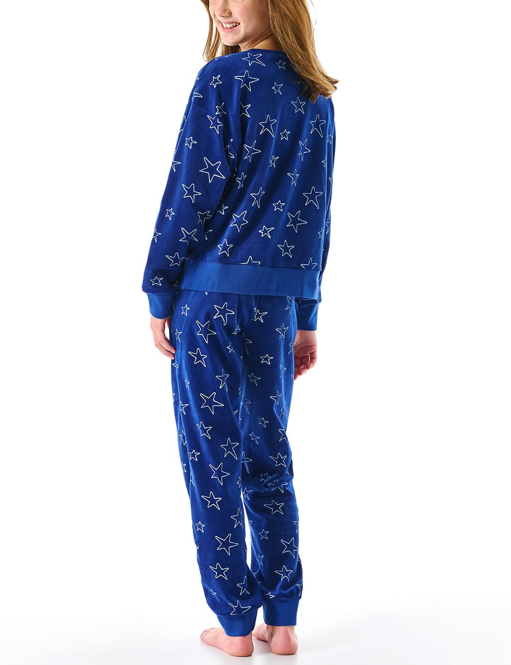 Schiesser Schlafanzug Set Pyjama Warme Qualitäten Frottee - Fleece - Sweat - Größe 140 bis 176 Set di Pigiama Bambine e Ragazze (Pacco da 1)