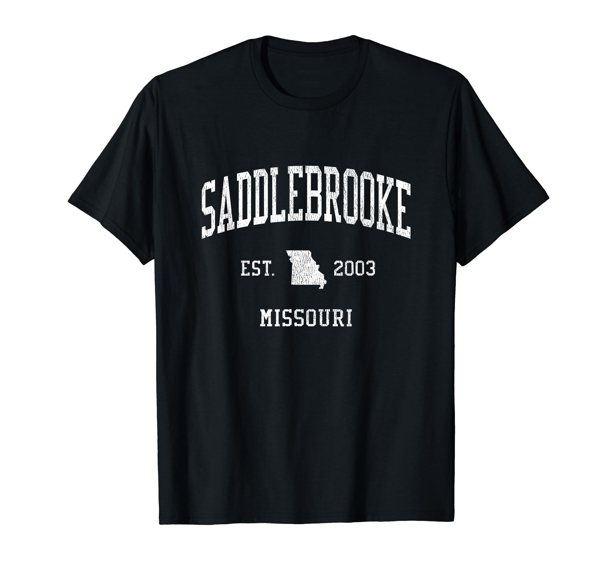 Saddlebrooke MO Vintage Athletic Sports JS01 T-Shirt