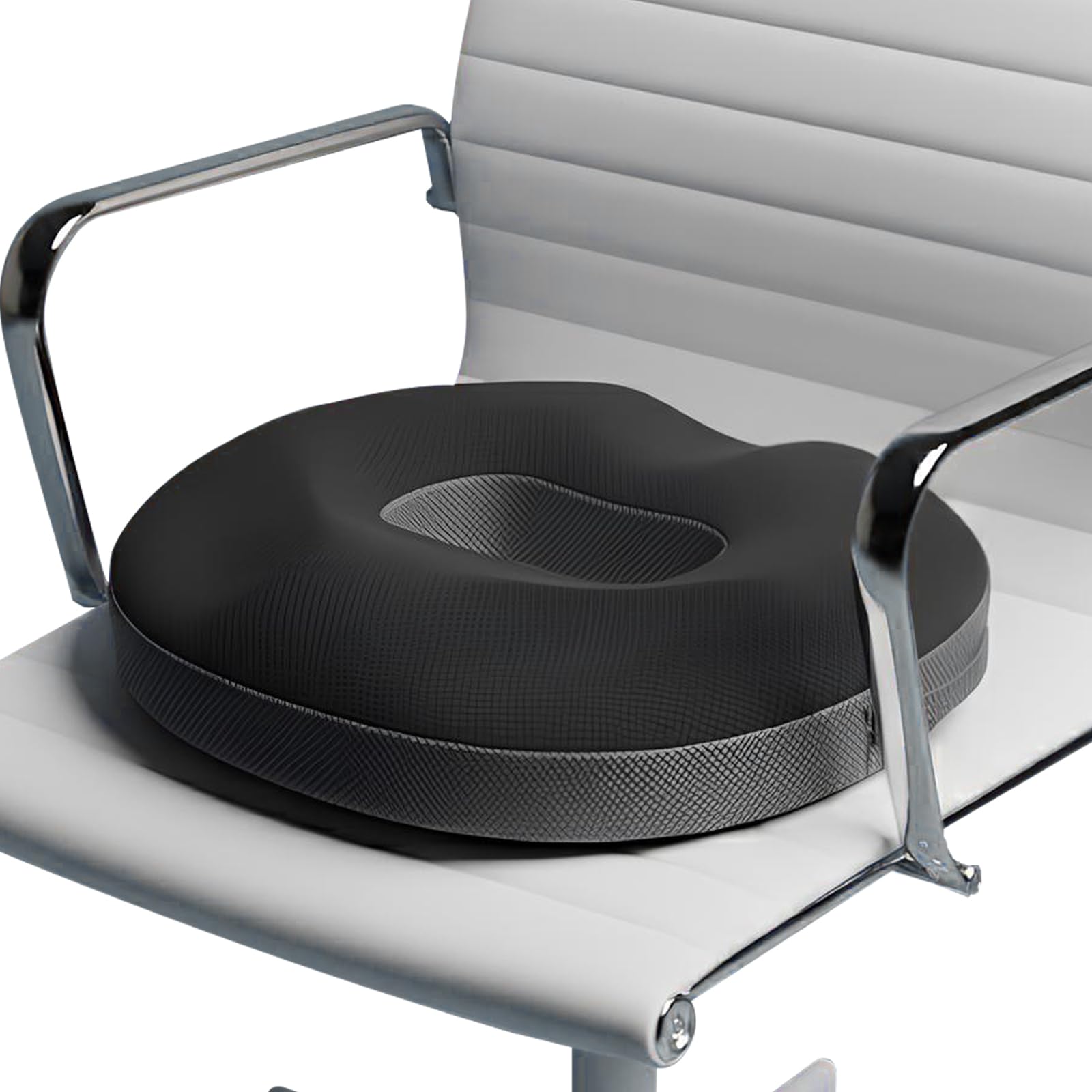 CareFoam Orthopedic Memory Foam Donut Cushion for Piles, Hemorrhoid, Tailbone & Hip Pain Relief | Ergonomic Pressure Relief Cushion for Office Chair, Car, Home & Wheelchair Use - Image 8 thumbnail
