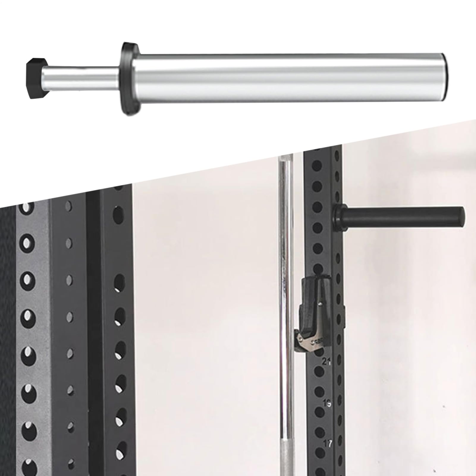 Almacenamiento de Discos de Peso | Almacenamiento Robusto Para Discos De Peso De Gimnasio En Casa,Accesorios sólidos para barra y fijación de jaula de sentadillas para familiares, amigos, adultos y