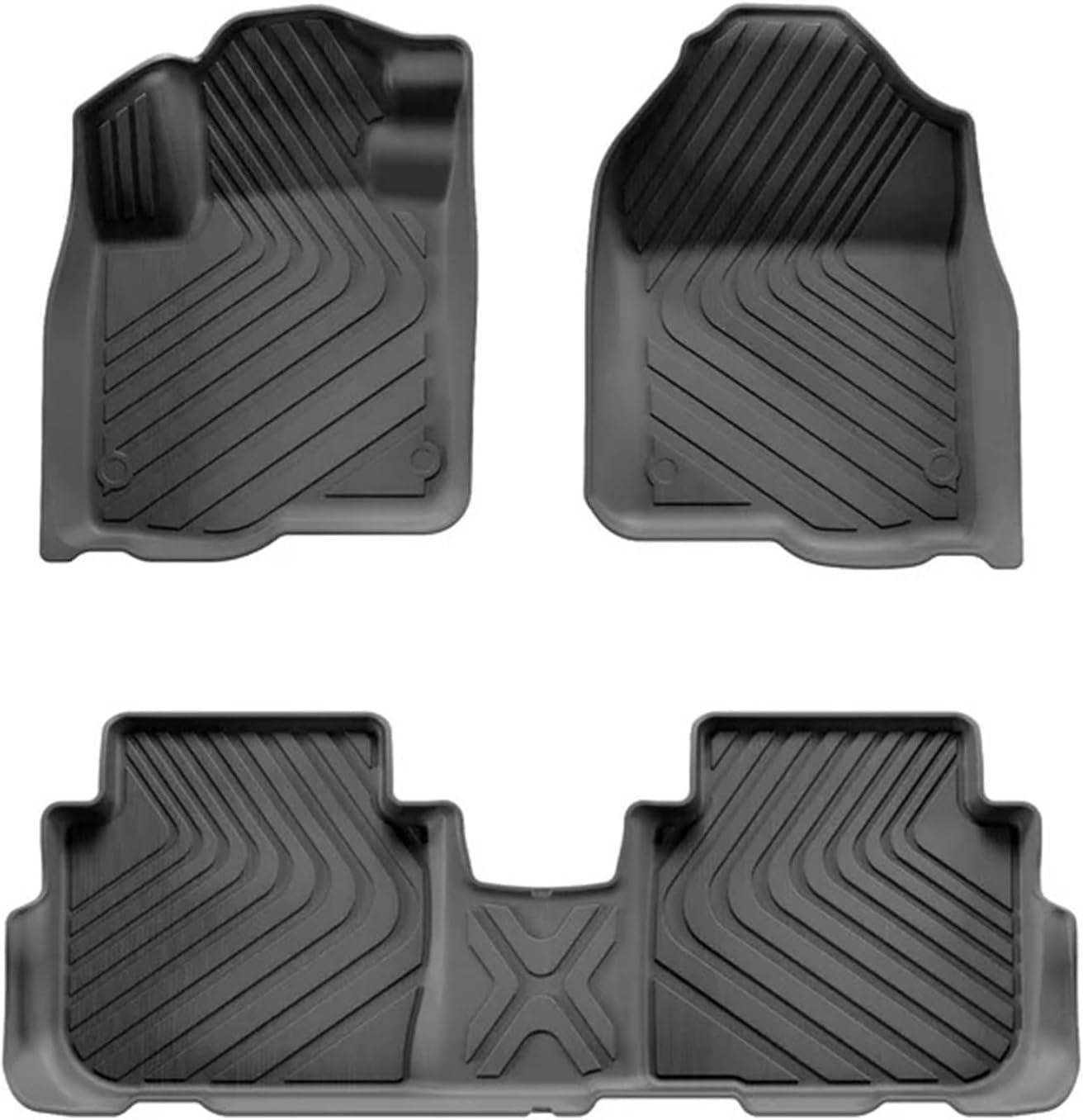 Car Trunk Mat Compatible with CRV 2023 TPE Car Floor Mats All Weather Waterproof Rear Trunk Pad Cargo Liner Seat Back Pads car mat(TPE Foot Pads)