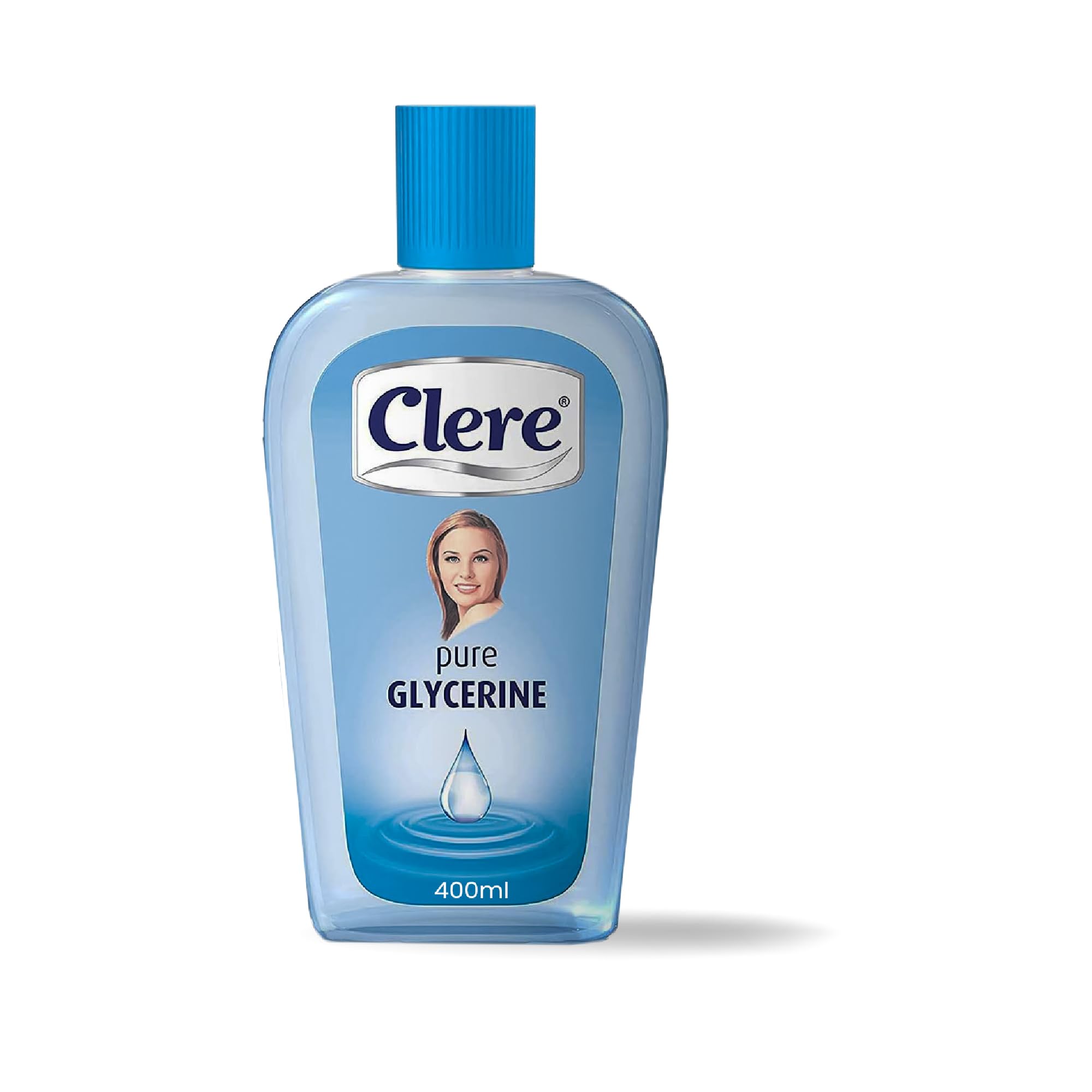 CLERE 100% Pure Glycerin Liquid for Versatile Body Skin Care, Glycerine for Face Moisturizes Dry Skin & Softens, Glycerol Reduces Stretch Marks 400 ml (Pack of 1) Sourced by Bronx International Ltd