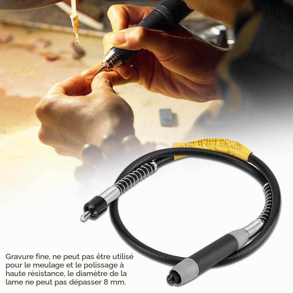 Rallonge flexible pour meuleuse électrique de 6 mm - Tige flexible pour perceuse et outil de meuleuse rotative