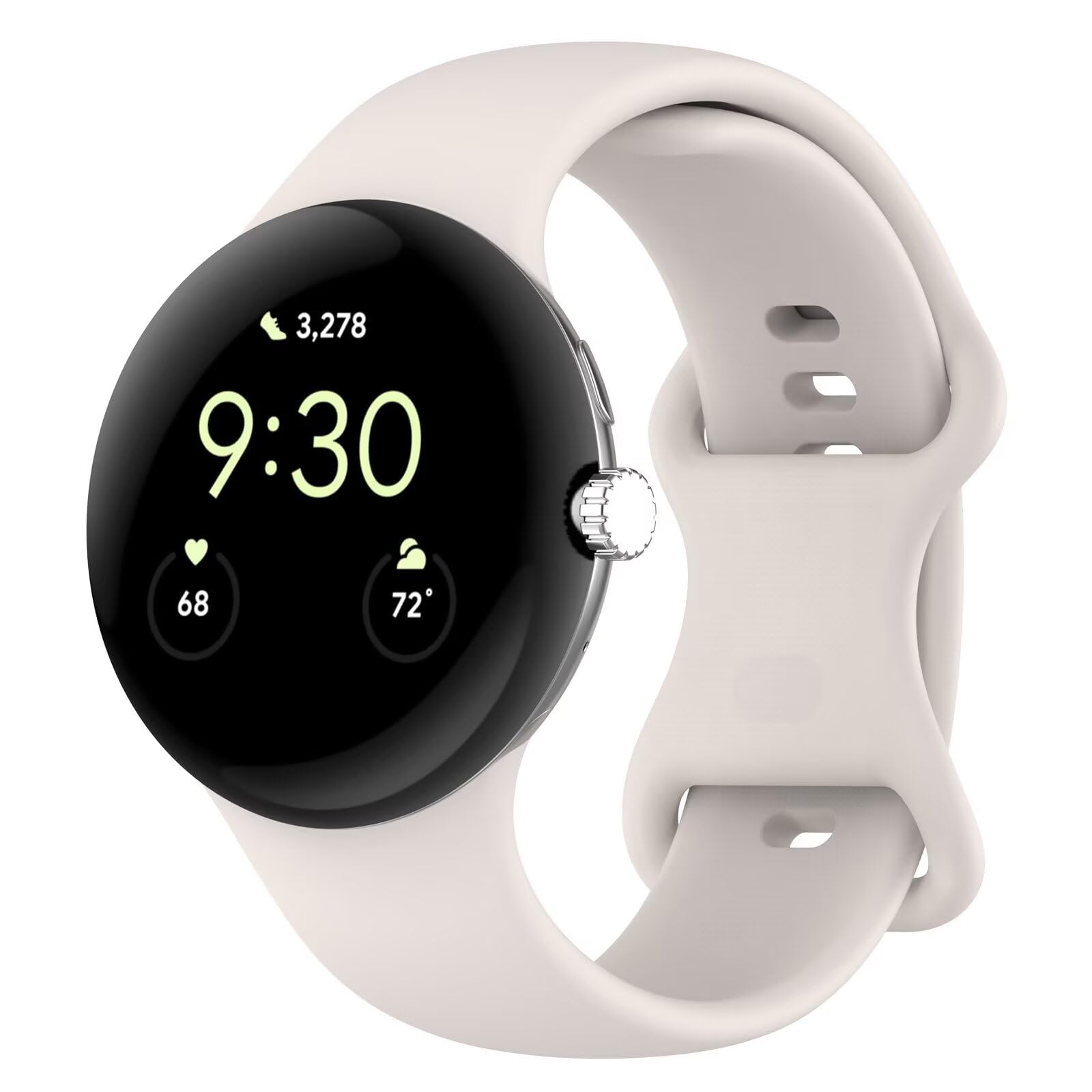 TingYR Strap Compatible with Google Pixel Watch 3 45mm, Convenient, Slim