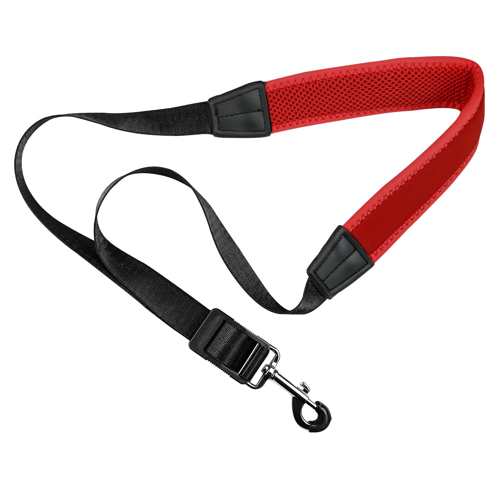 KUWAN Saxophone Neck Strap Soft Sax Leather strap Padded for Alto Sax Tenor