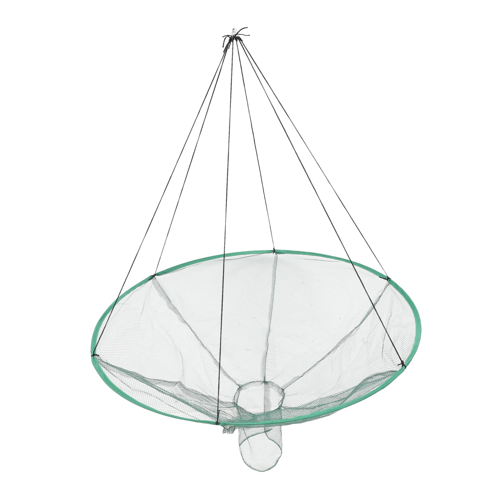 ibasenice Red Pescador Plegable de Poliéster, Trampa de Pesca Multiuso para Camarones y Cangrejos, Ligera, Accesorios de Pesca para Río Varios Estilos