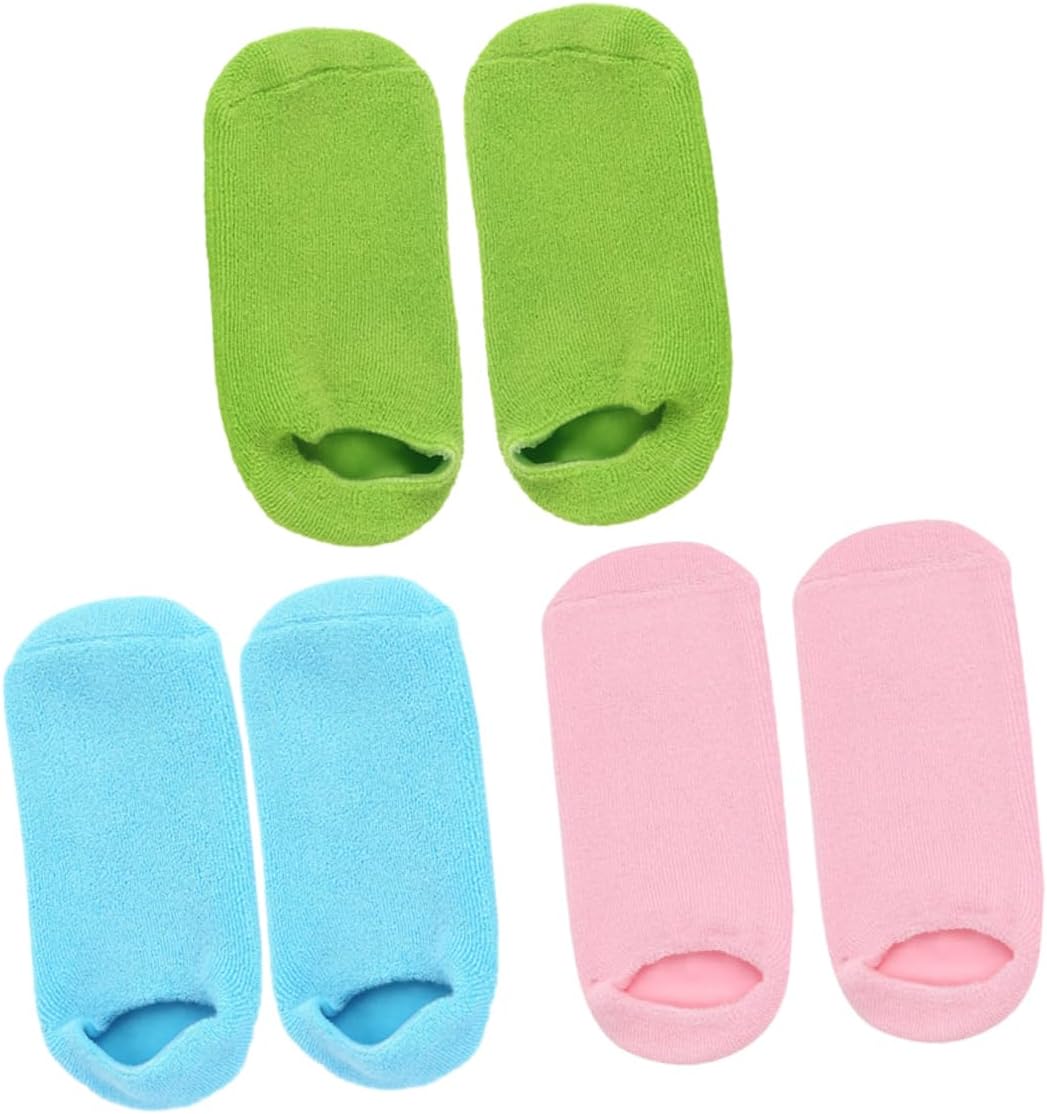 Beauty Salon Foot Socks Spa Socks 3 Pairs Moisturizing