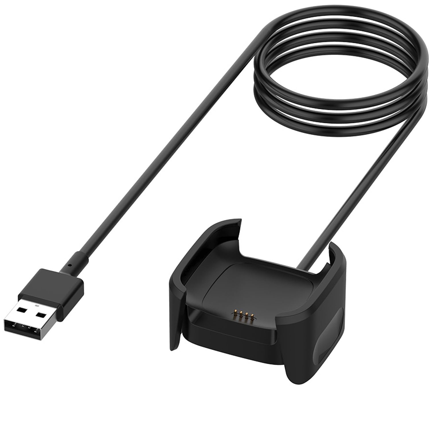 QHBAMD Charger Compatible for Fitbit Versa 2, Replacement Charging USB-A Smartwatch Cable 3.3ft/1M
