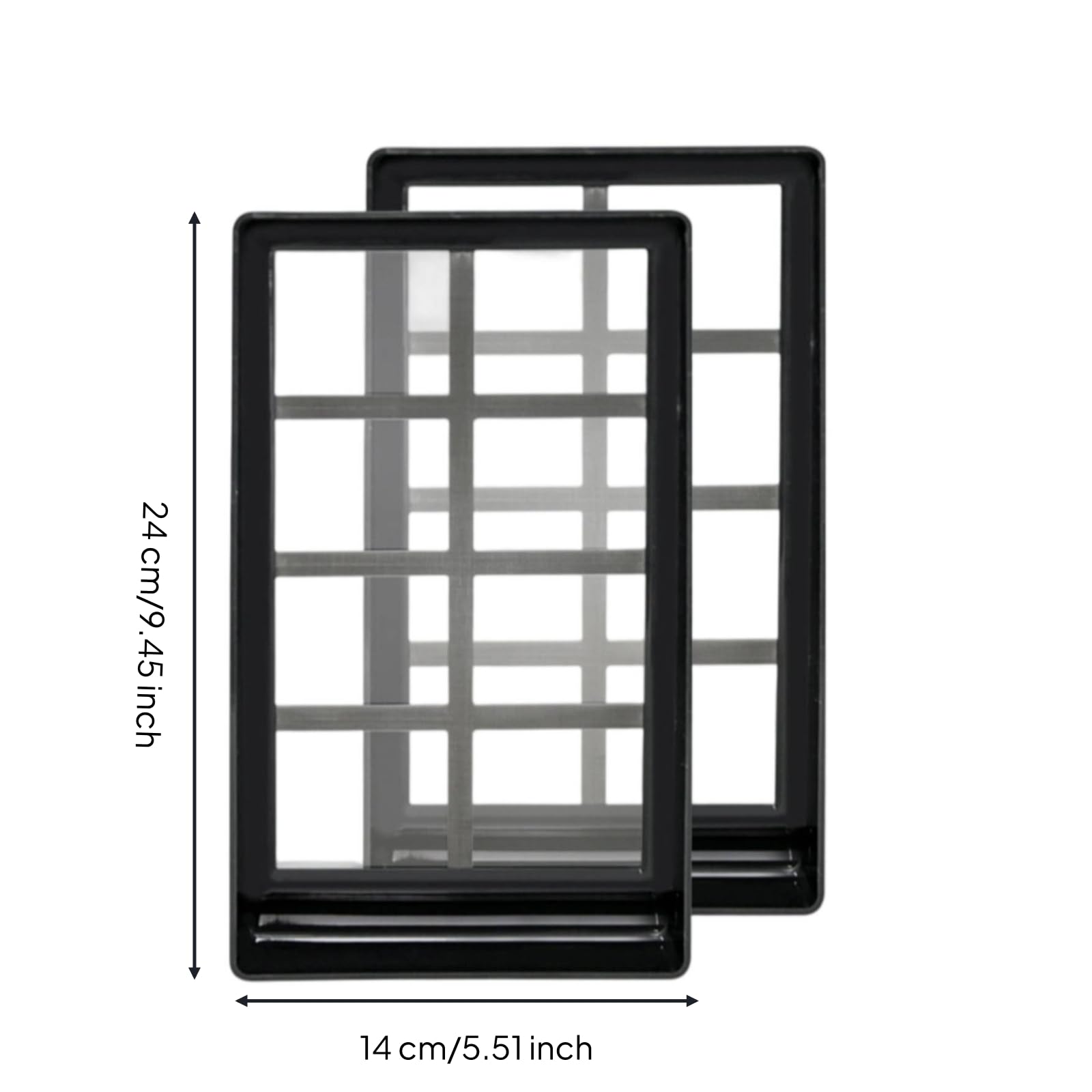 Aquarium Filtersieb Box Filtersieb Siebkorb Vorfilter Präzise Stufensiebung für Klaren Durchfluss Und Saubere Trennung, Doppelschicht, S-Größe, 80 Mesh + 150 Mesh, 2 Sets