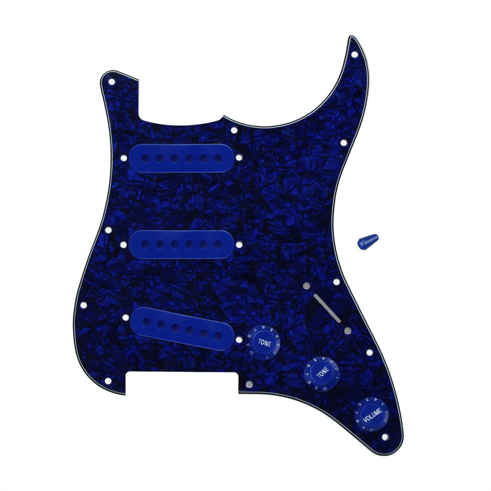 Amazon.co.jp: wnwn 11の穴のギターのPickguardのセット SSS 2T1V