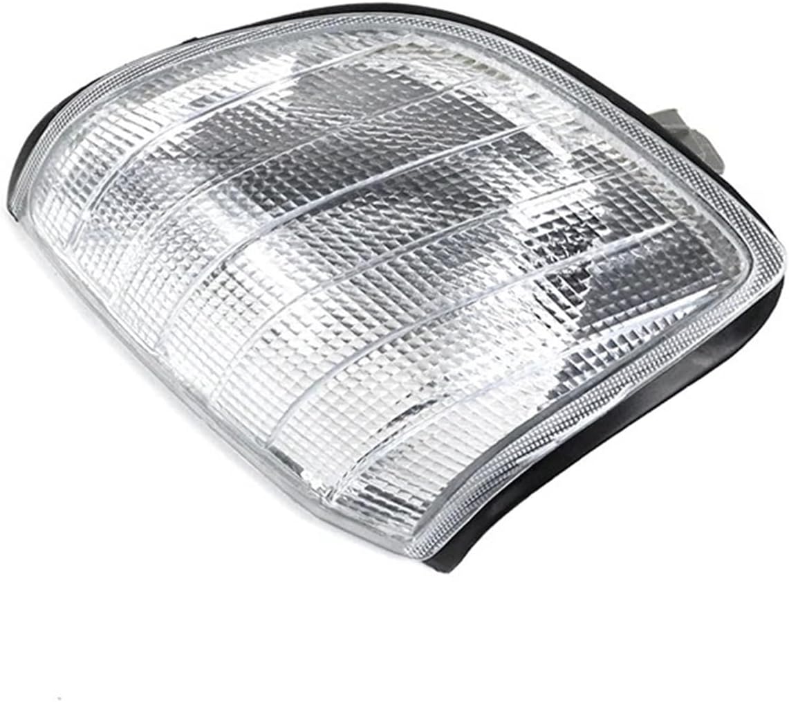 For mercedess W140 S-Class S320 S420 S500 S600 1991-1998 Corner Light Yellow White Front Fog Lamp Turn Signal Car Accessories(Yellow Only 1 Left)