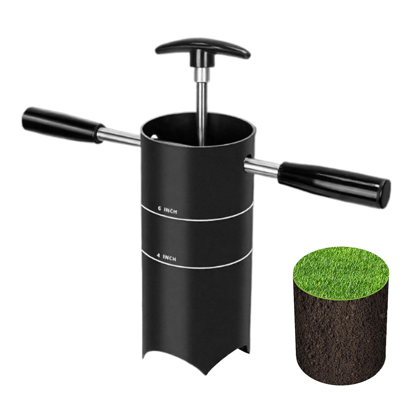 Hoyo De Golf Juego Práctica Cavador Portátil Estándar | Copas De Golf Para Green Con Mango Desmontable Para Juego De Bolas Al Aire Libre En Patio, Césped Y