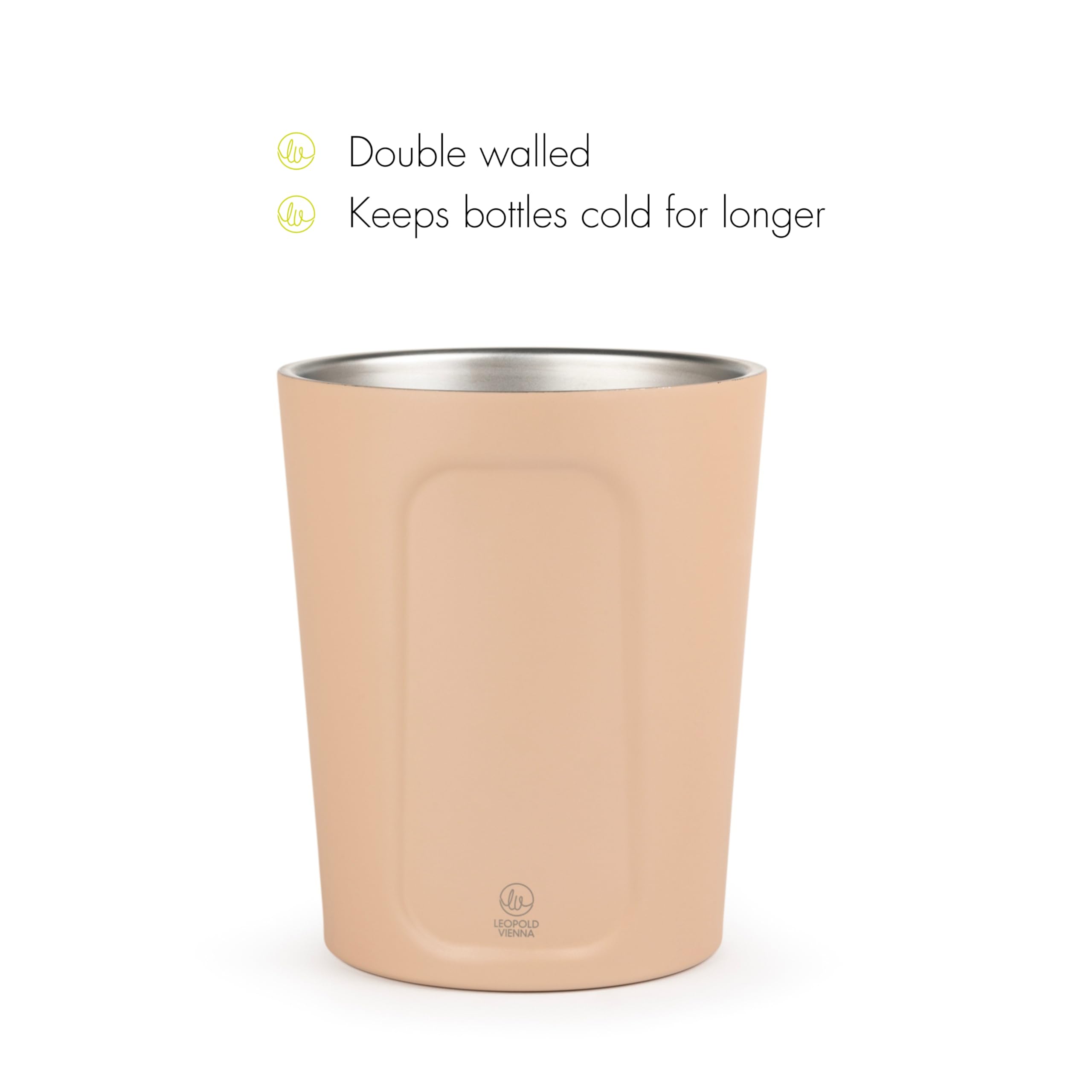 Leopold Vienna - Champagnerkühler doppelwandig Corvina Sand