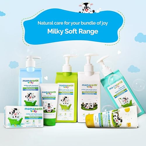 Miniatura 7 de MAMAEARTH Baby Milky Soft Shampoo con leche de avena y caléndula 13.53 Fl Oz (13.5 fl oz)