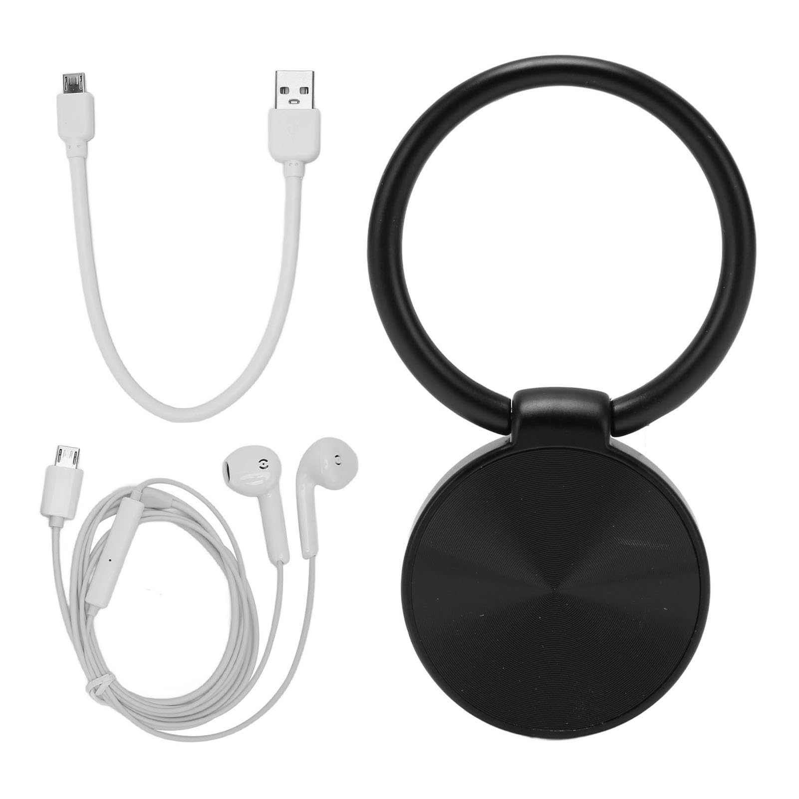 Pyhodi Portachiavi con Registratore Vocale da 4 GB con AI Smart HD Lossless Noise Reduction, Registratore Tascabile, Registratore MP3 per Conferenze, Interviste - Mini Registratore
