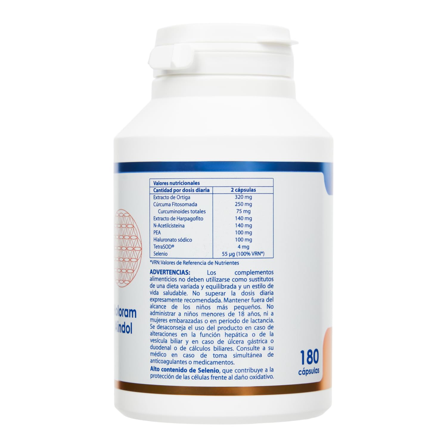 Holoram Aindol Equisalud 180 Cápsulas | Bienestar Articular y Confort Corporal | Cúrcuma, PEA, NAC, Harpagofito, Hialuronato y Antioxidantes
