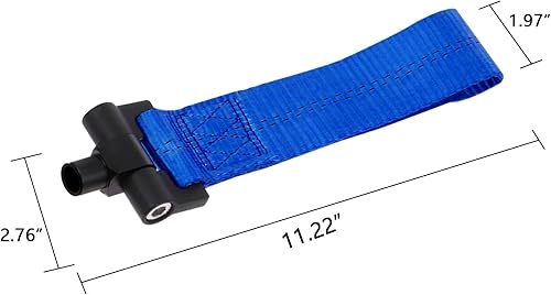 Miniatura 2 de Xotic Tech - Correa de remolque con adaptador de orificio de remolque compatible con Infiniti G35 G37 Q50 Q60 o Nissan GT-R 350Z 370Z