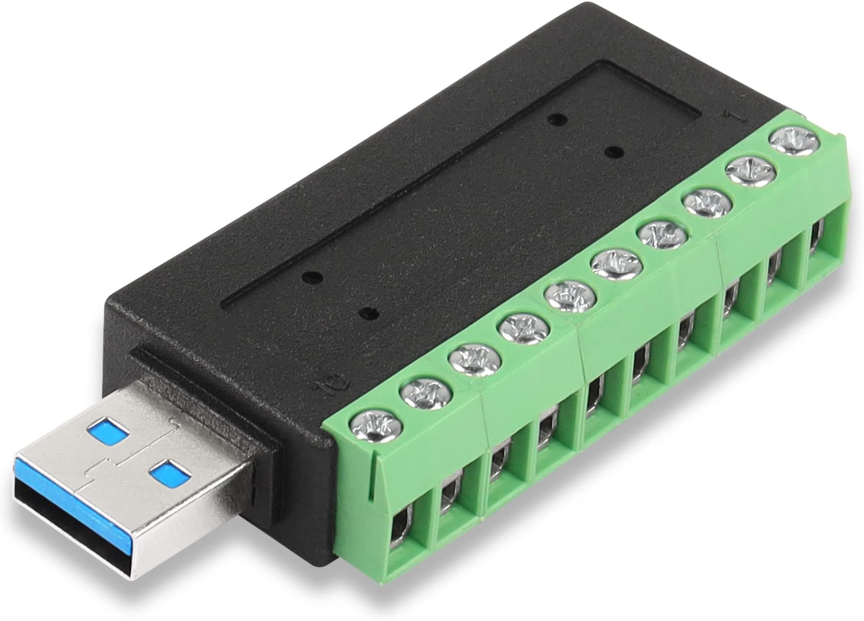 MH USB Connector, USB 2.0 Type A USB Turn Terminal, Avoid Welding Plugs Adapter Connector Jack 4 Pin 4 Pin Screw Terminal Plug I.40263988