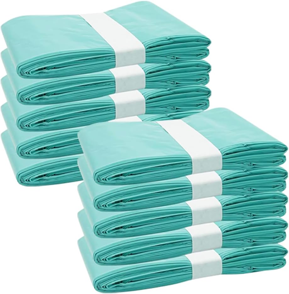 Cat Litter Pail Liner Refills Bags Compatible with Litter Champ Litter Pail, Lightly Scented, Green, 10 Count