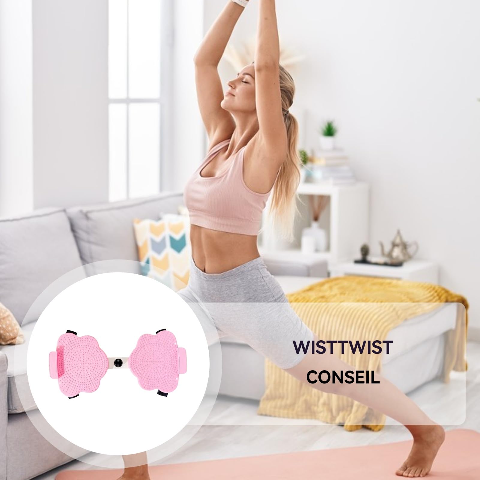 Macchina Di Torsione Di Vita - Tavola Di Twist Esercizio Per La Palestra A Casa | Allenamento Di Base E Attrezzature Di Allenamento Completo Del Corpo | Disco Fitness Compatto Per Pe