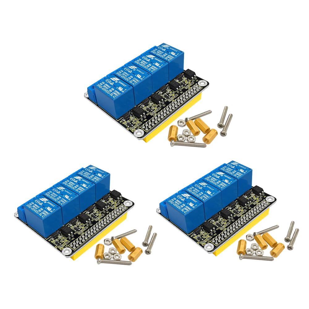 Amazon.co.jp: KEYESTUDIO 5Vリレーハットシールド 4チャンネルリレー