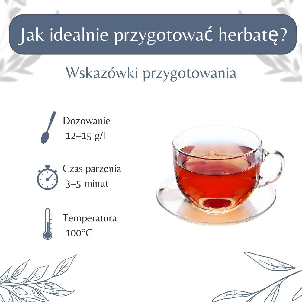 Organiczna wędzona herbata Lapsang Souchong – sypana czarna herbata wegańska, w 100% naturalna, bez GMO – z upraw ekologicznych – pakowana we Francji – woreczek 200 g (100 filiżanek)
