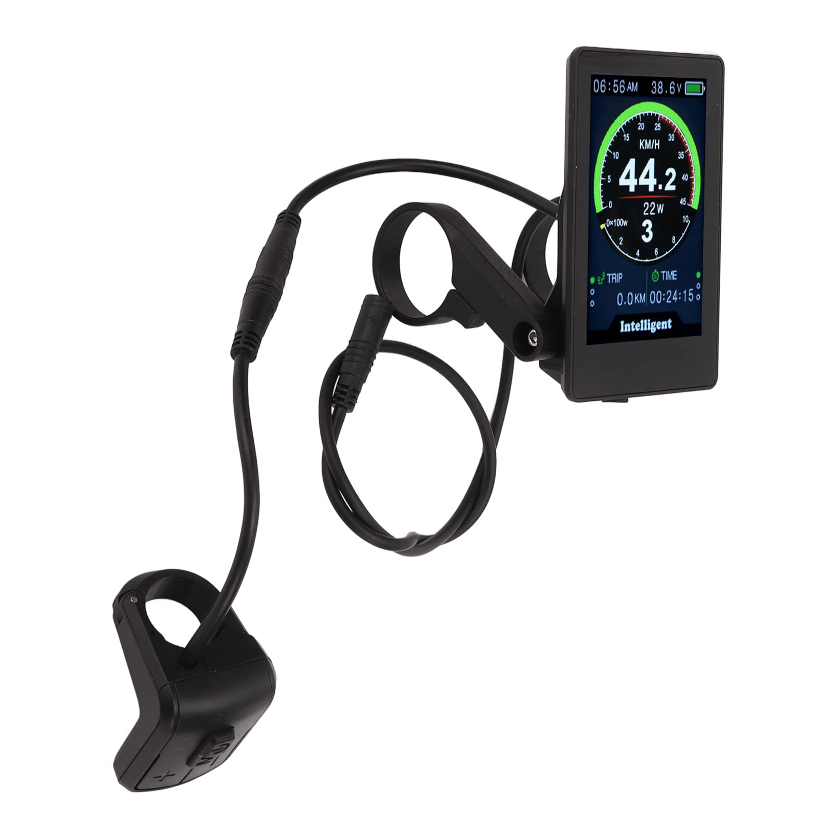 Display Impermeabile per Bici Elettrica 860C con Retroilluminazione Regolabile per Mountain Bike in Vetro Temperato e ABS
