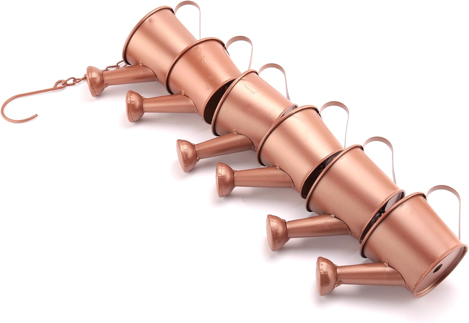 Rain Catcher Chain,Rain Chains for Outside, Kettles Rain Chain Garden Gift for Mum, Gutters, Rain Catcher for Downpipe with Adapter